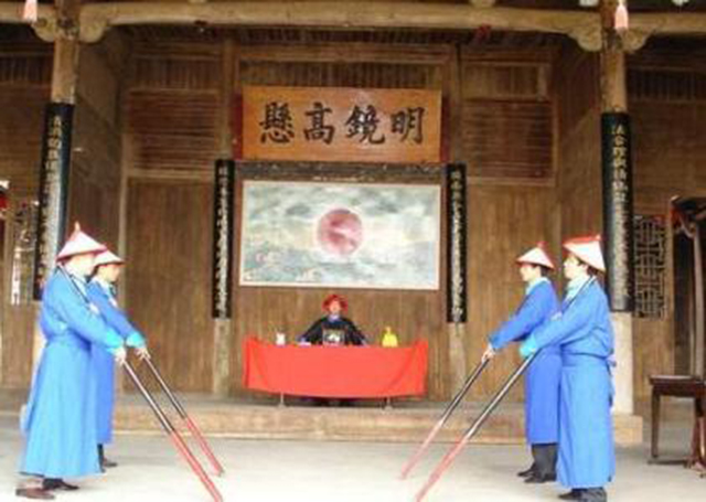 古代县衙门,古代衙门的描述