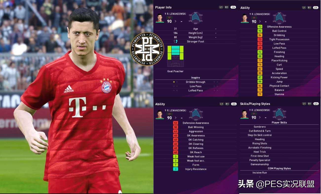 实况足球拜仁联盟,实况2016拜仁阵容