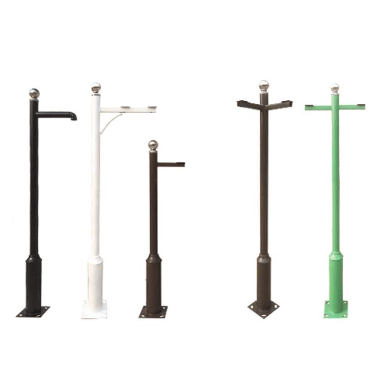 室外立杆监控怎么拉线,监控立杆样式