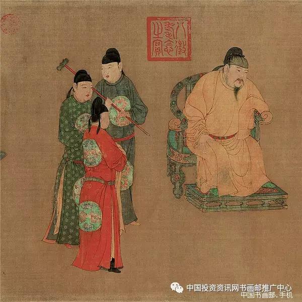 任仁发《五王醉归图卷》2016年度全球最贵中国艺术品