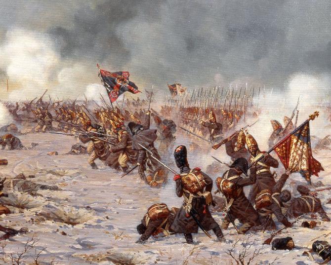 古代打仗扛旗的是什么水平,古代战场扛旗士兵