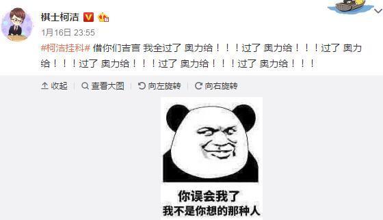 柯洁清华成绩单,柯洁选修围棋挂科