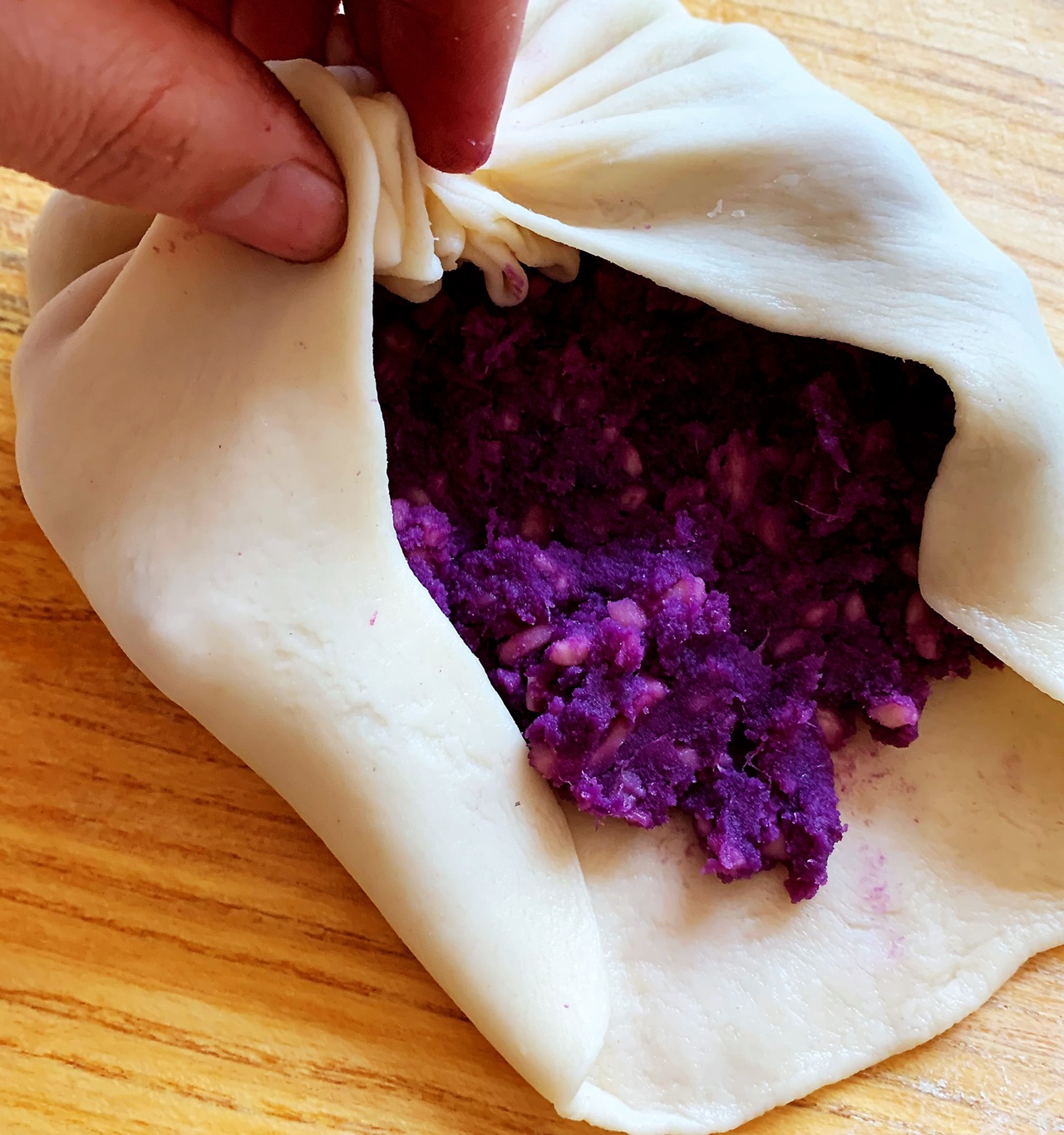 完美拉丝版【爆浆紫薯芝士】的做法+配方，奶香浓郁，色香味俱全