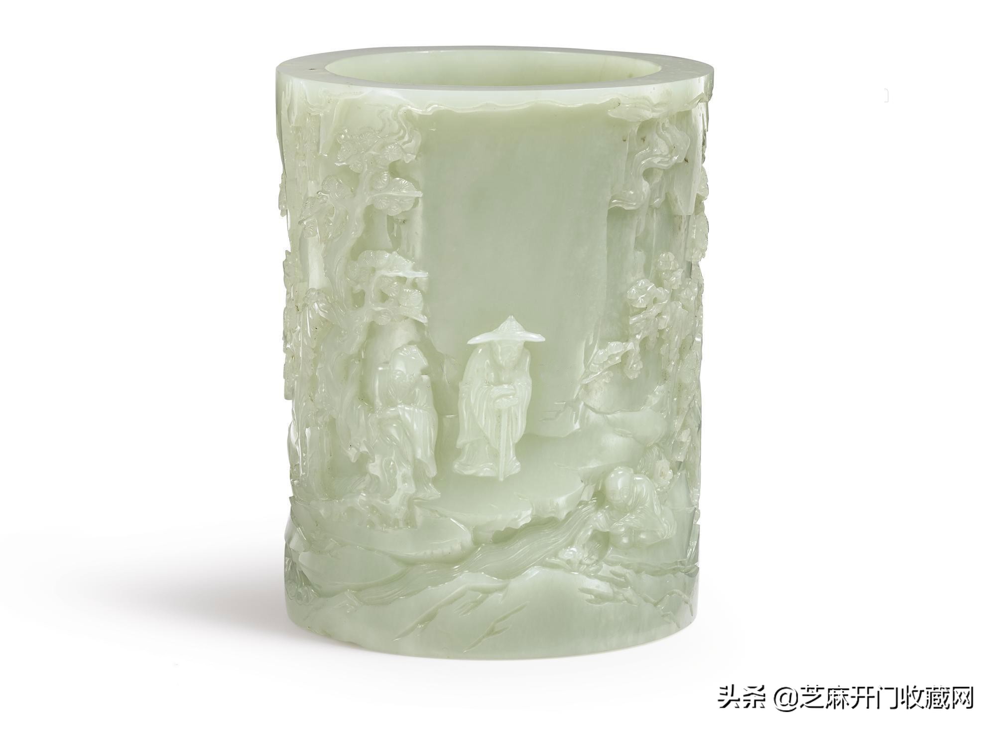 古玉斜面拉丝与正面拉丝工艺,疫情宅家听故事