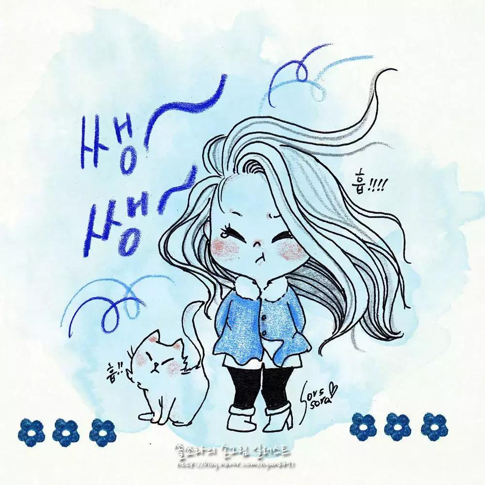 彩铅画古风人物简笔画,彩铅荷花简笔画几分钟就能学会