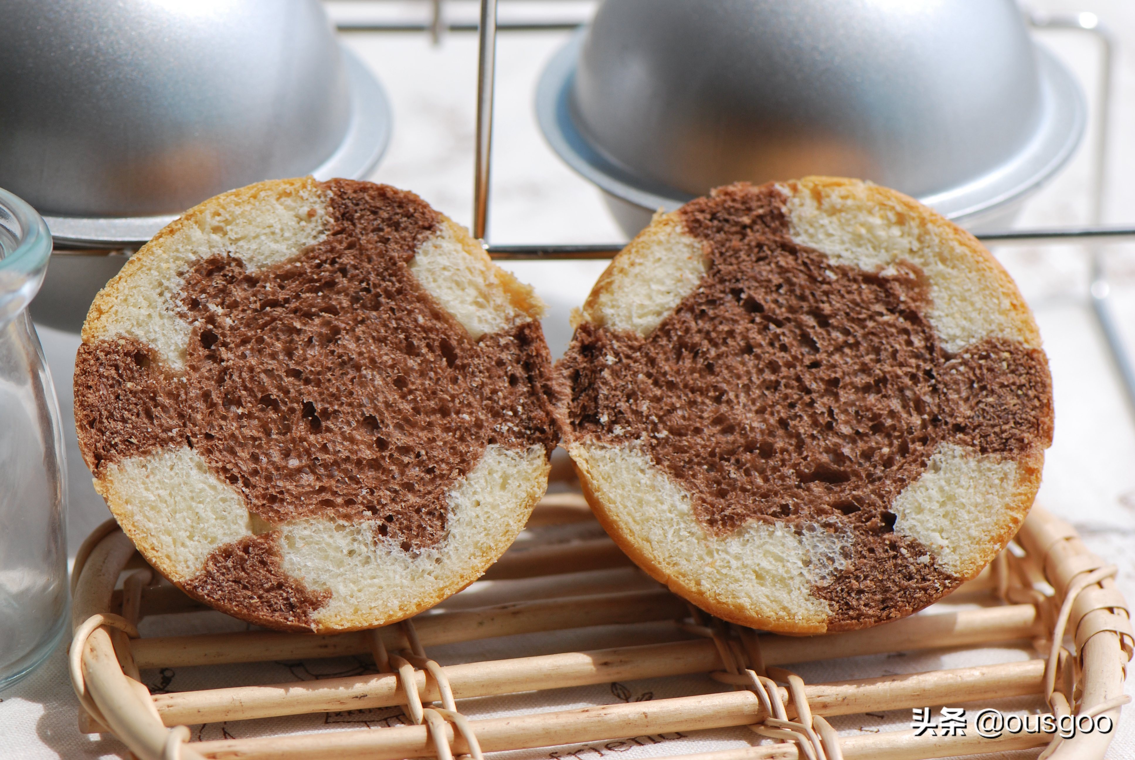 足球的蛋糕,可爱足球面包