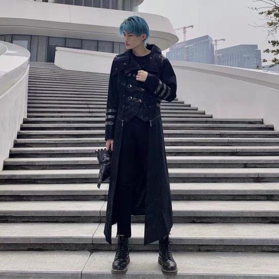 风衣朋克风,小众朋克风风衣
