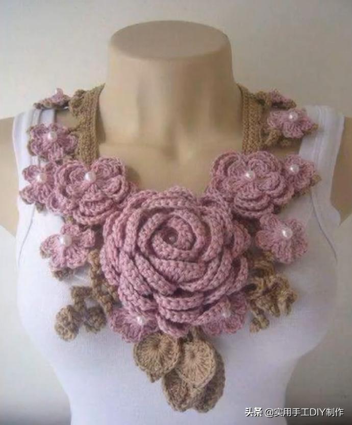 新款针织秋冬宽松披肩怎么织,针织中长款披肩