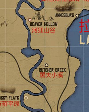 《荒野大镖客2》最完整各个城镇与山川沼泽的地图位置详解