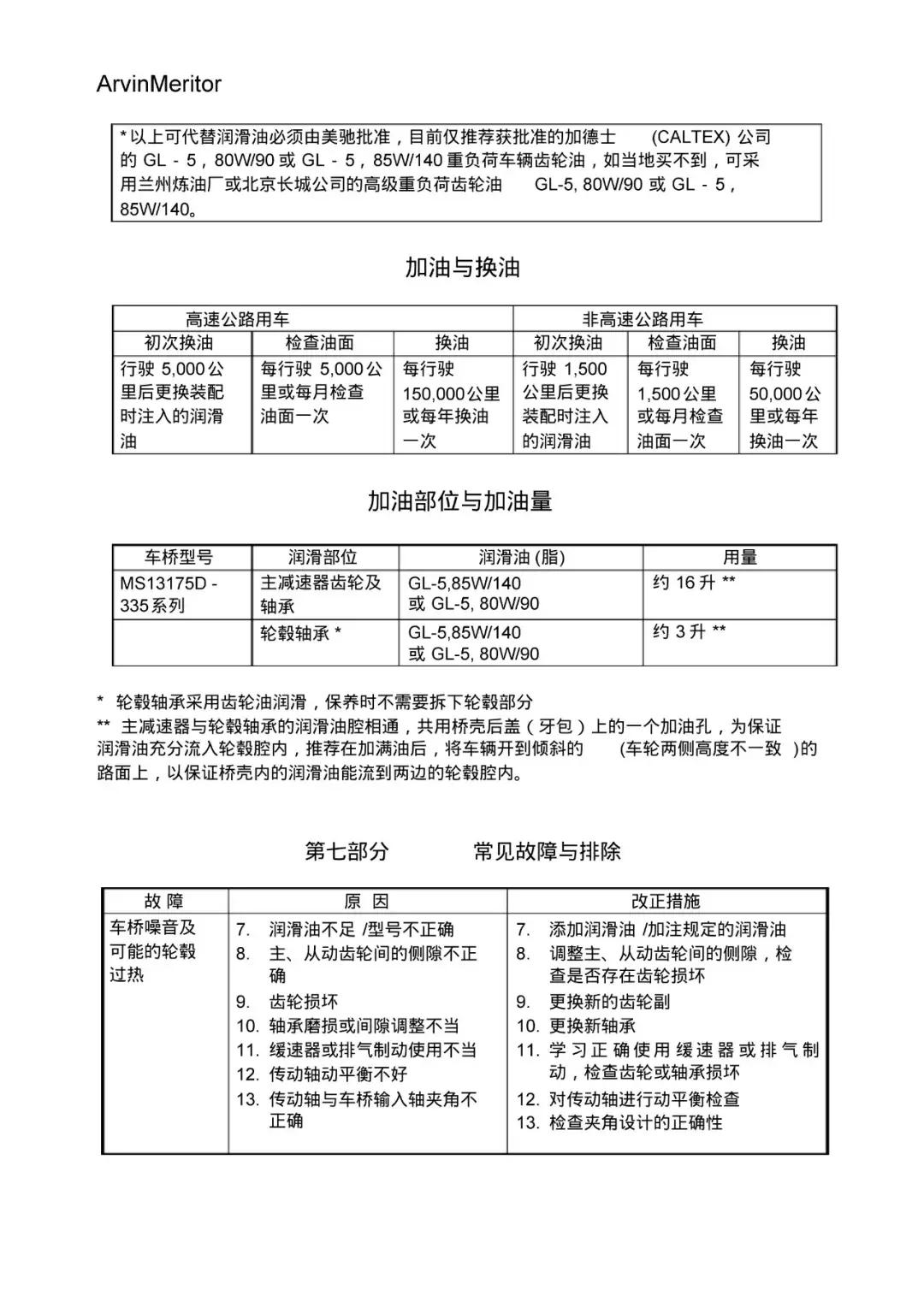 阿文美驰差速器,阿文美驰制动器