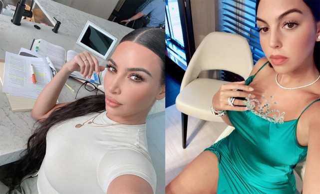 乔治娜求婚完整版,乔治娜晒腹部戒指图片