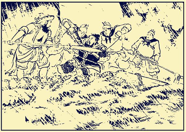 周仓被赵云刺三枪为什么没死,赵云为什么打周仓