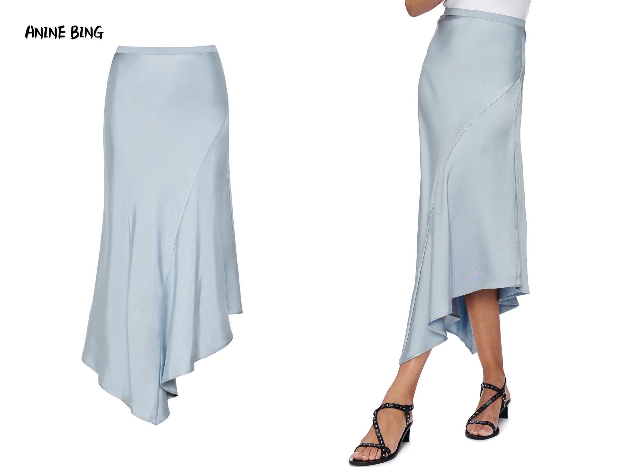 夏天洋气女士半裙显瘦气质,夏天时尚气质链条高腰半裙