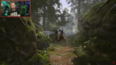 老外看黑神话悟空新预告的反应,孙悟空掉帧