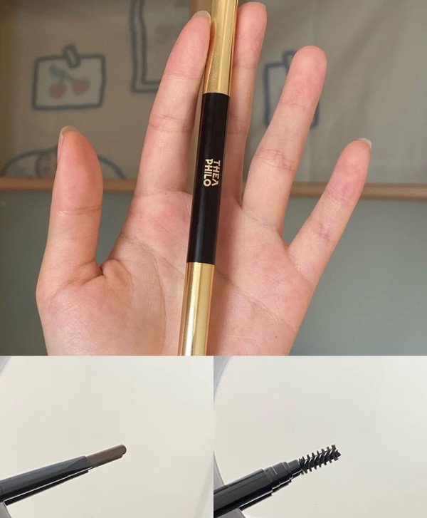 卡奇色彩眉笔和其他眉笔成分对比,橘朵砍刀眉笔和卡其色彩眉笔