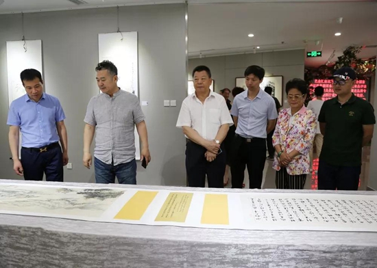 “舍形悦影”处凡传统文人画全球巡展（临沂站）开幕