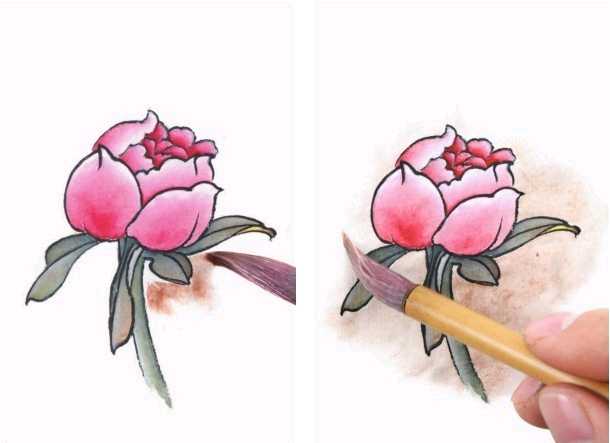 工笔渲染手法技巧,工笔画着色技法视频