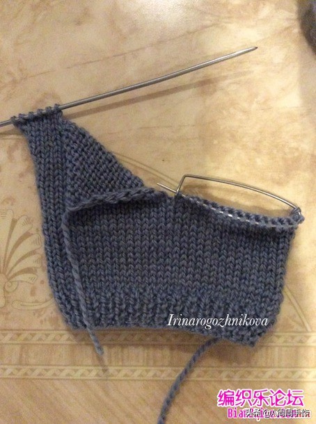 手编毛衣口袋针法,最简单棒针开口袋教程