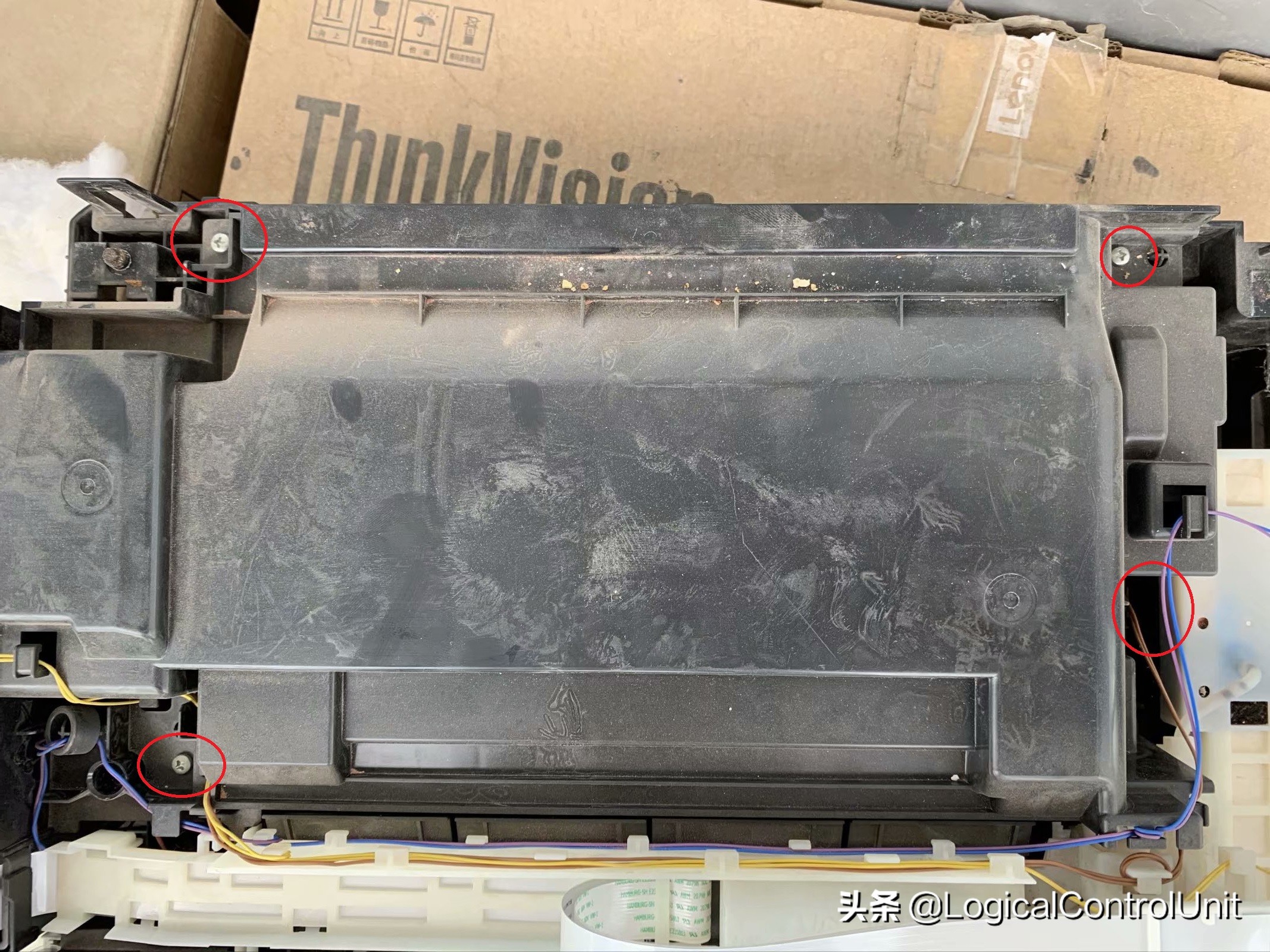 佳能彩色复印机拆机视频,佳能mx378打印机废墨仓拆卸