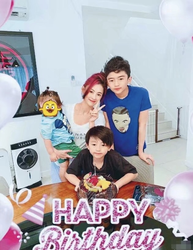 张柏芝三胎模样,张柏芝三胎的样子