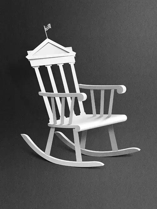 剪纸风格插画,剪纸效果字体