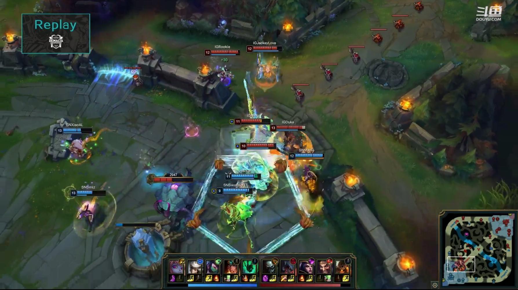 在阿水面前玩德莱文,阿水本命英雄德莱文