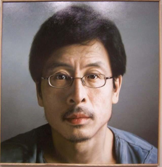 近视1000度油画,57岁近视1400度