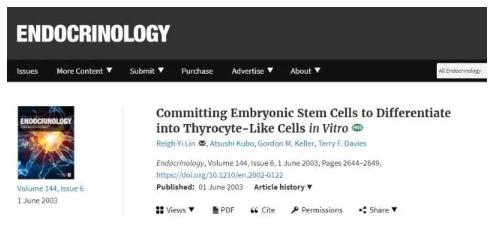 甲减不用愁，干细胞有望修复甲状腺功能
