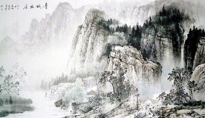 杨昌林山水画,杨昌林山水作品