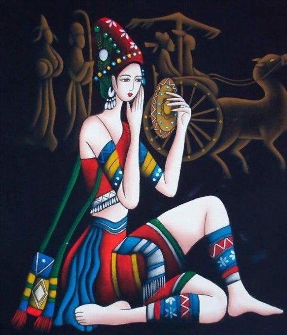 贵州扎染艺术简介,苗族蜡染艺术作品欣赏