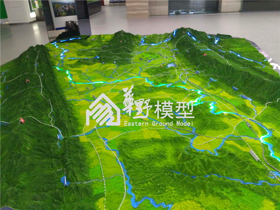 章丘地形地貌沙盘模型制作厂家,云南厂房地形地貌沙盘模型定制