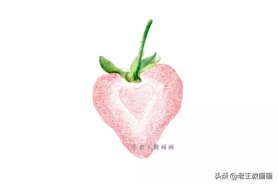 怎么画草莓熊石膏娃娃,怎么画一个草莓超级大又可爱