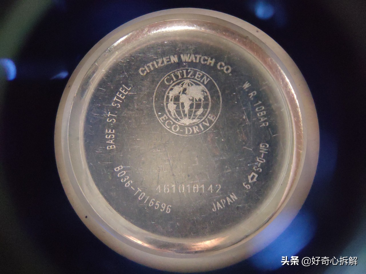 西铁城光动能手表如何自己换电池,西铁城石英表光动能bm746118a