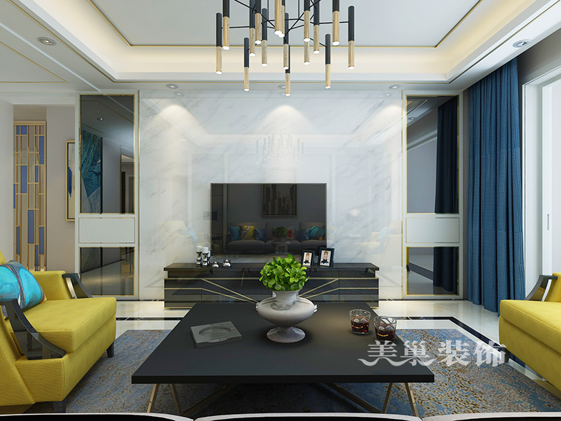 美巢欧式装修效果图大全,美巢装饰简约装修案例