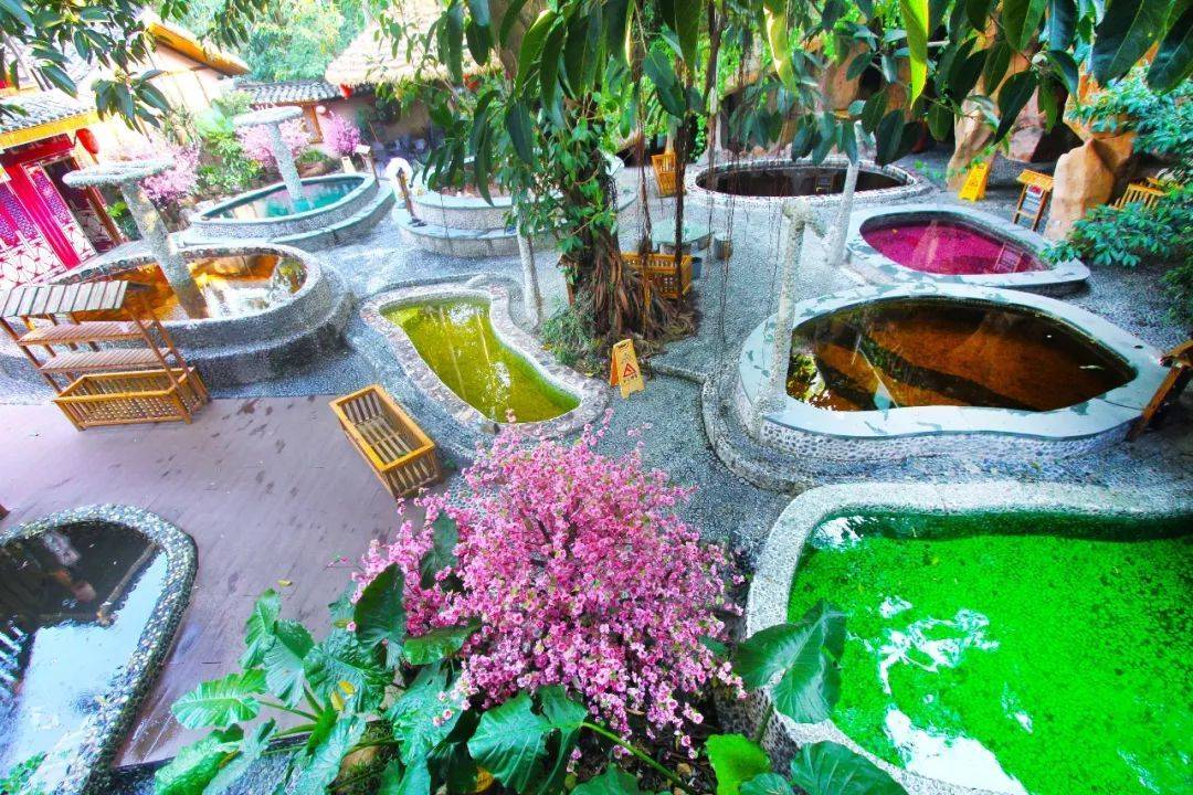 藏于山水间的度假胜地温泉,旅游休闲度假温泉