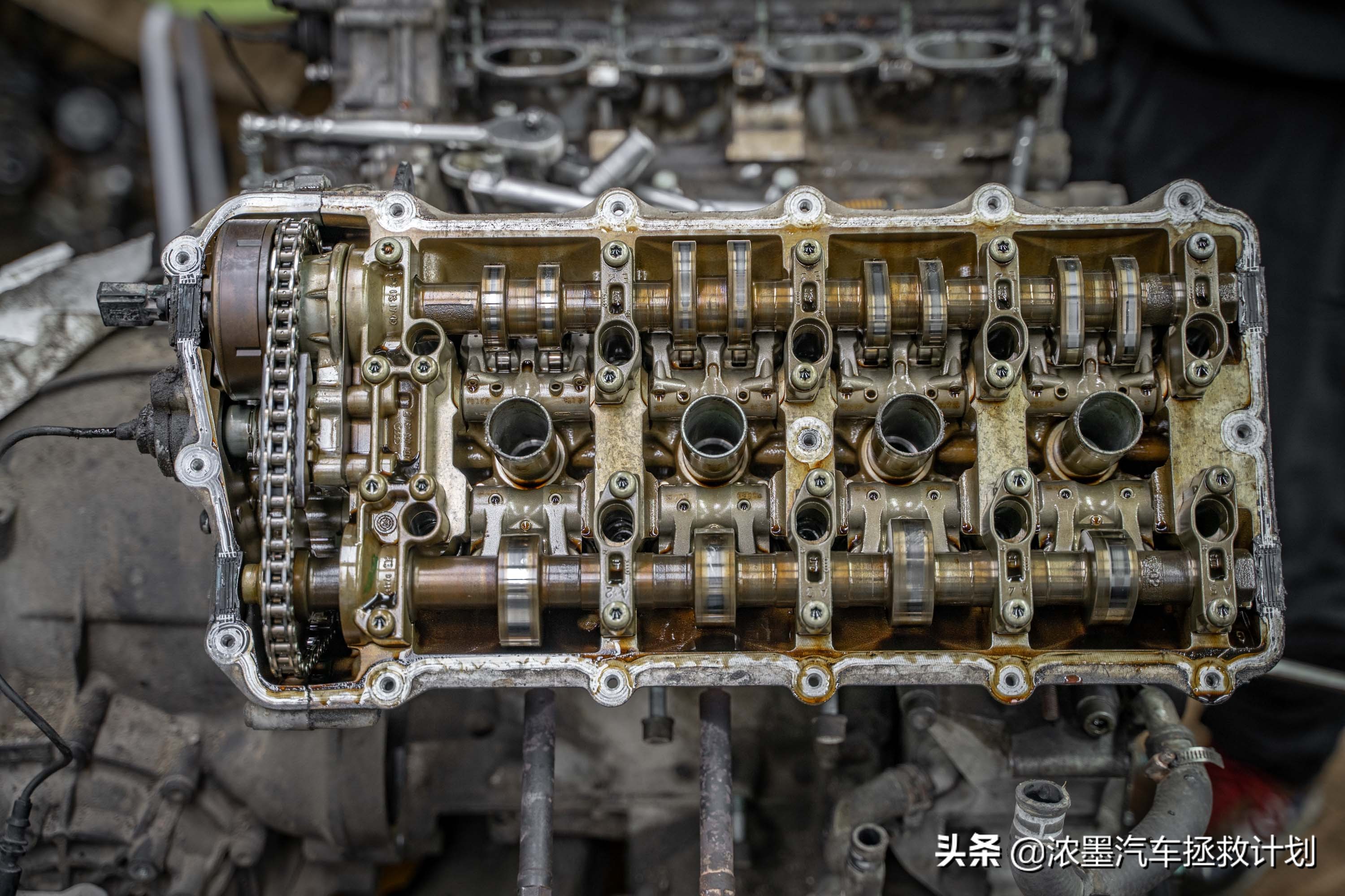 奥迪a6发动机大修全过程,翻新奥迪a6大修发动机