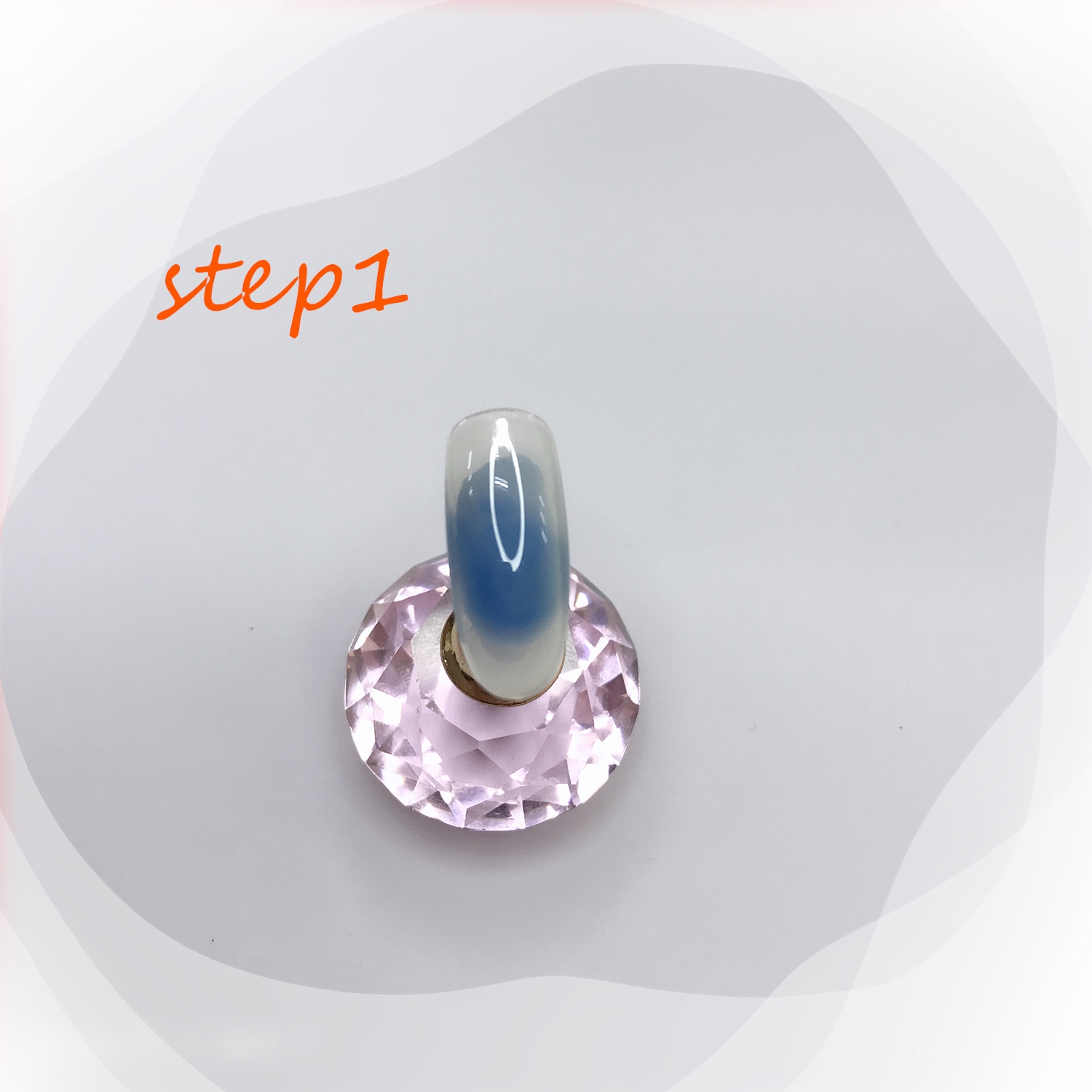 简单晕染美甲教程腮红黄皮,美甲网红款红色日系晕染