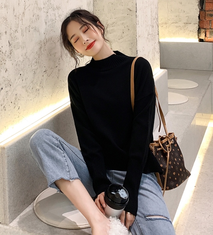 显瘦毛衣穿搭微胖女生秋冬季,120-140斤微胖高档毛衣厚款打底