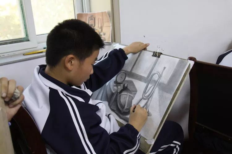 文明在我心中绘画五年级,德州五中校园文化节