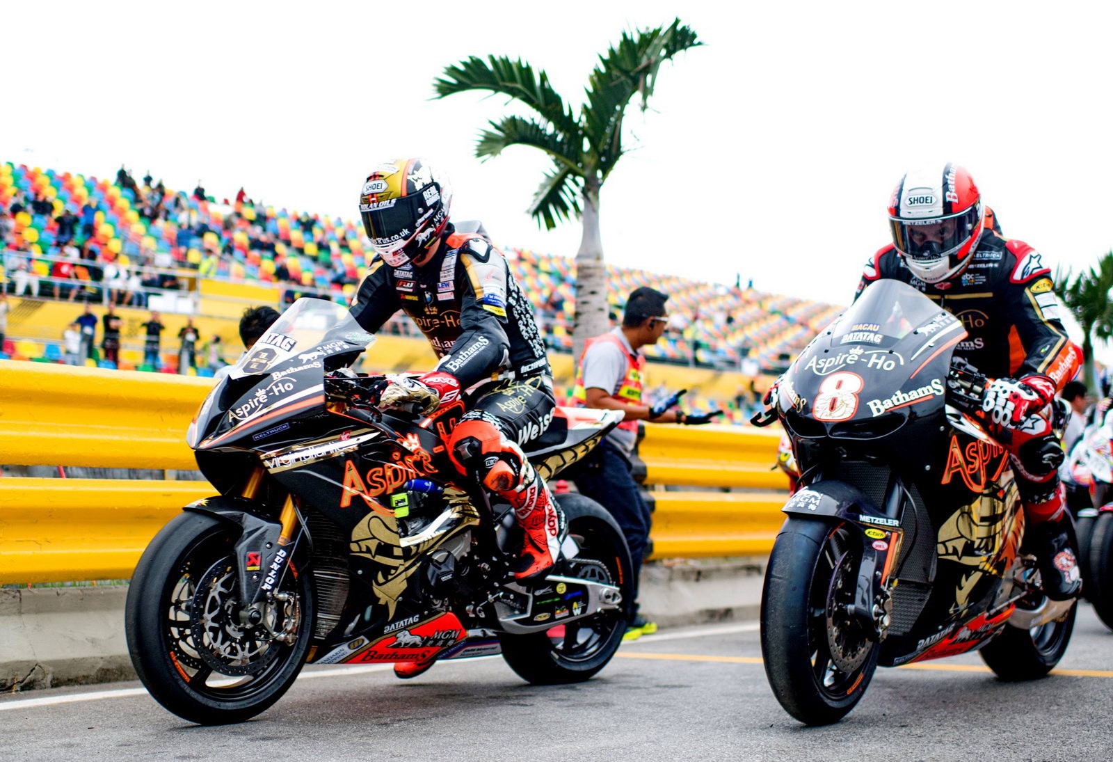 2018澳门格兰披治大赛，英国车手统治了颁奖台