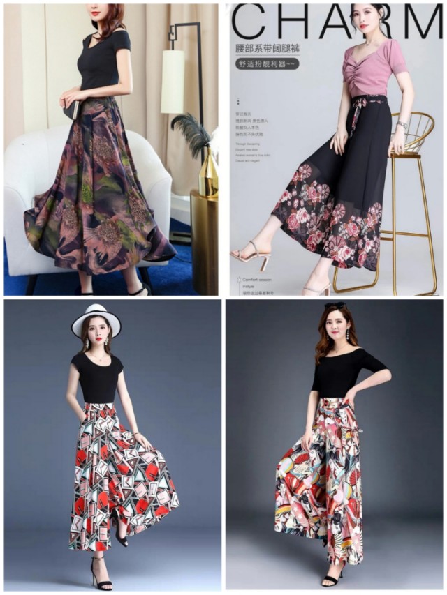 夏日吊带穿搭裙裤,时尚裙裤洋气显气质夏