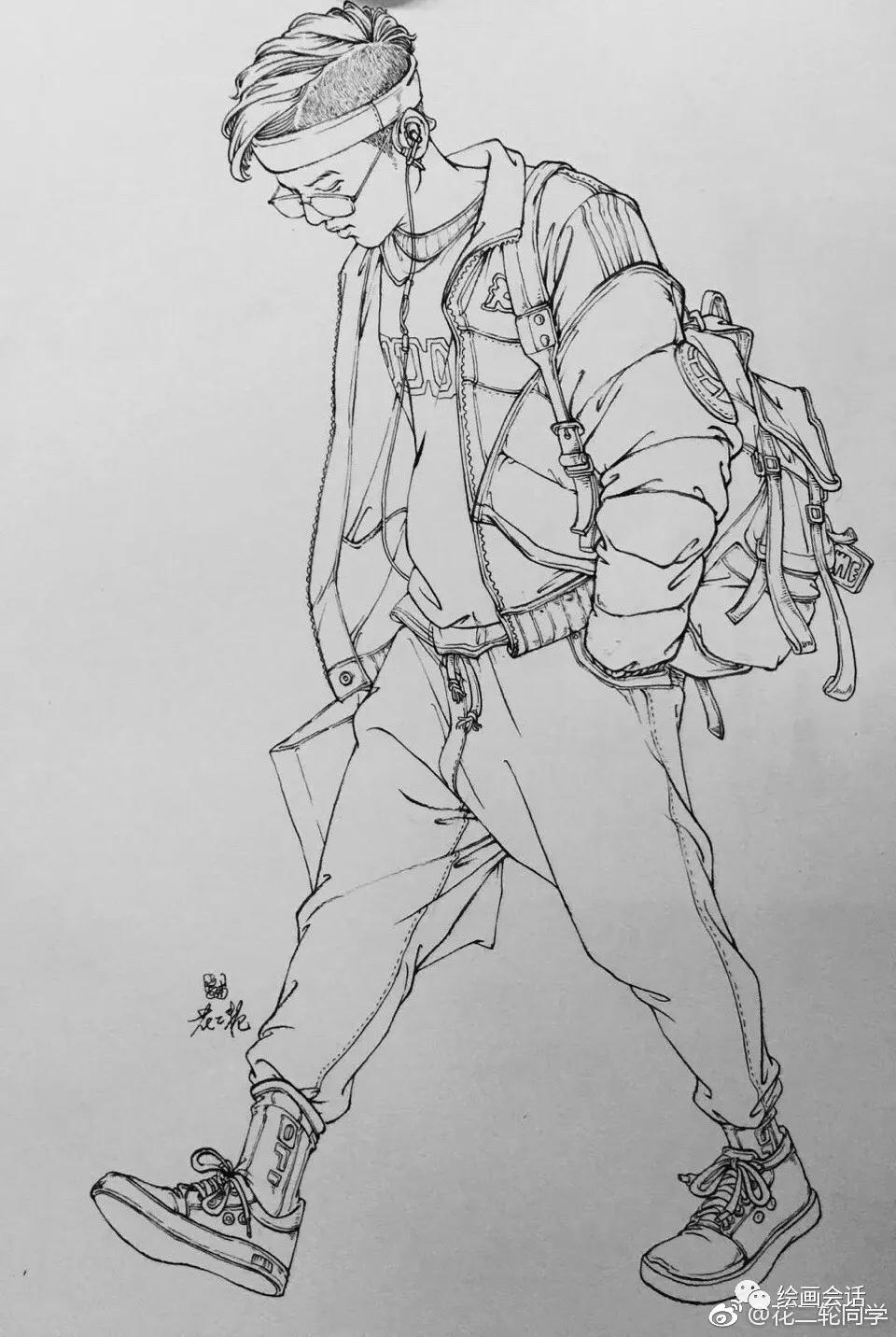 简单钢笔山水速写临摹图片,钢笔速写临摹推荐