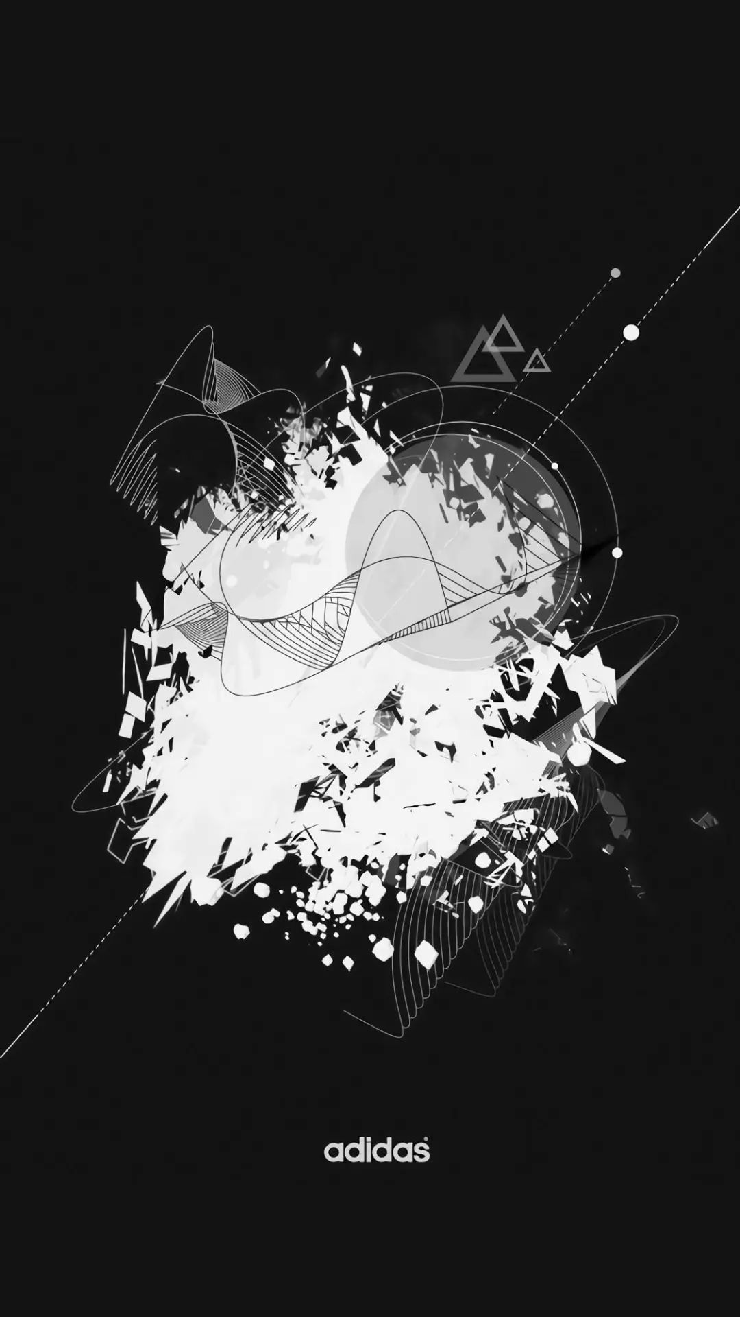 黑白极简壁纸,极简风格黑暗壁纸