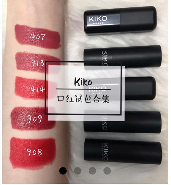 超高性价比的小众口红kiko试色合集