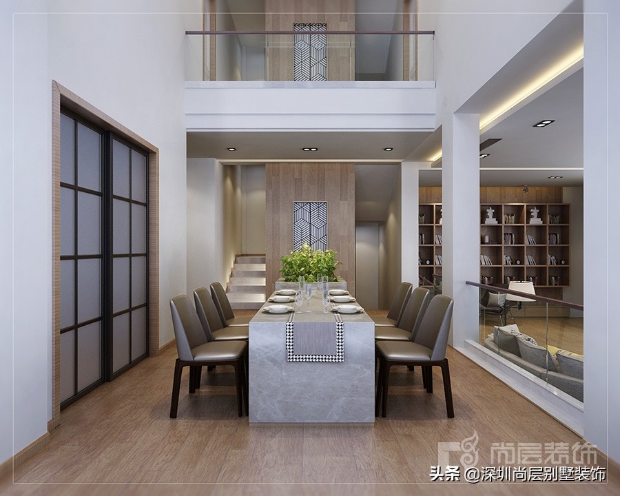 350平装修风格,350平现代住宅设计