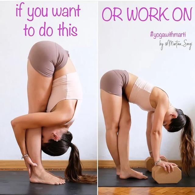 瑜伽站立前屈如何纠正弓背,前屈瑜伽每天必练8个动作