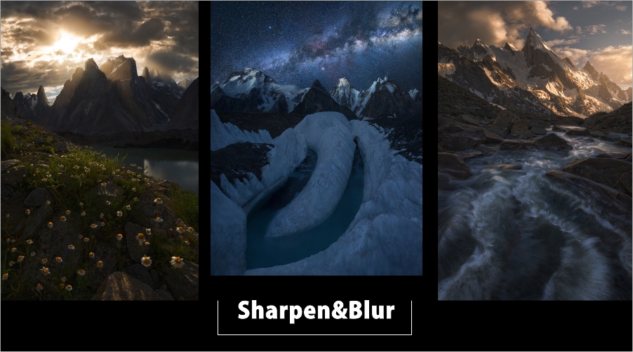 风光摄影如何调整均衡效果,风光摄影锐化与不锐化的区别