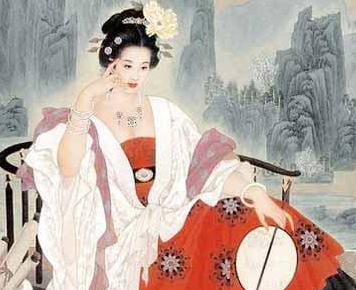 四大美女之一的杨玉环的图片,犹如四大美女的杨玉环