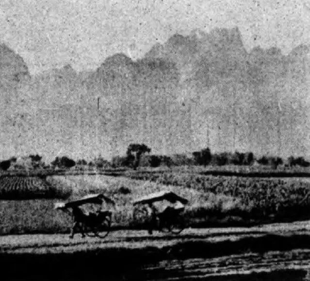 九十年代华山,七百年前的华山湖