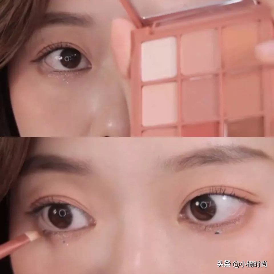 眼妆大小眼矫正,眼妆作弊画法